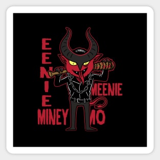 Scary Zombie Killer Krampus Christmas Meme Sticker